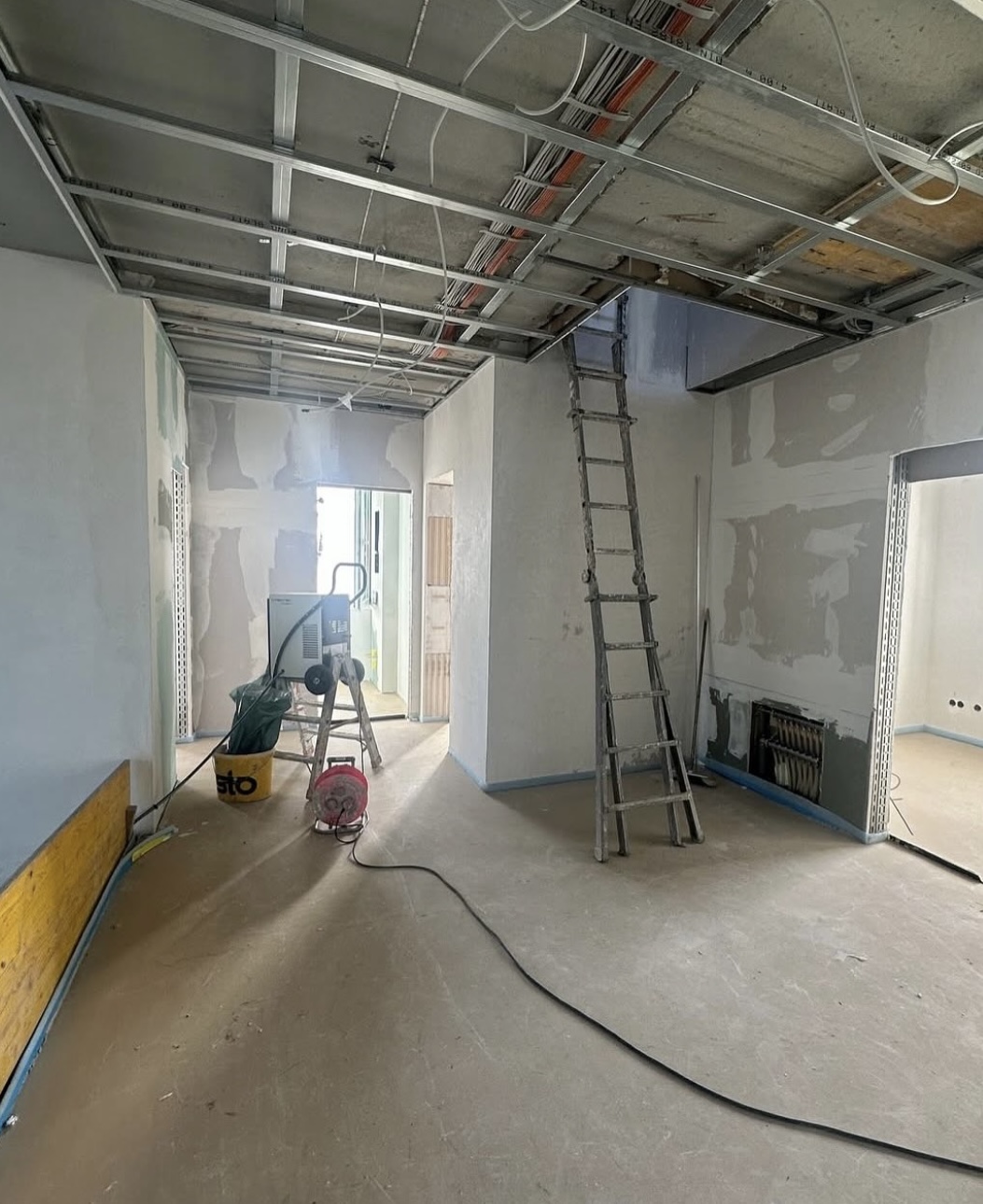 Renovatie werk in uitvoering Huys & Co