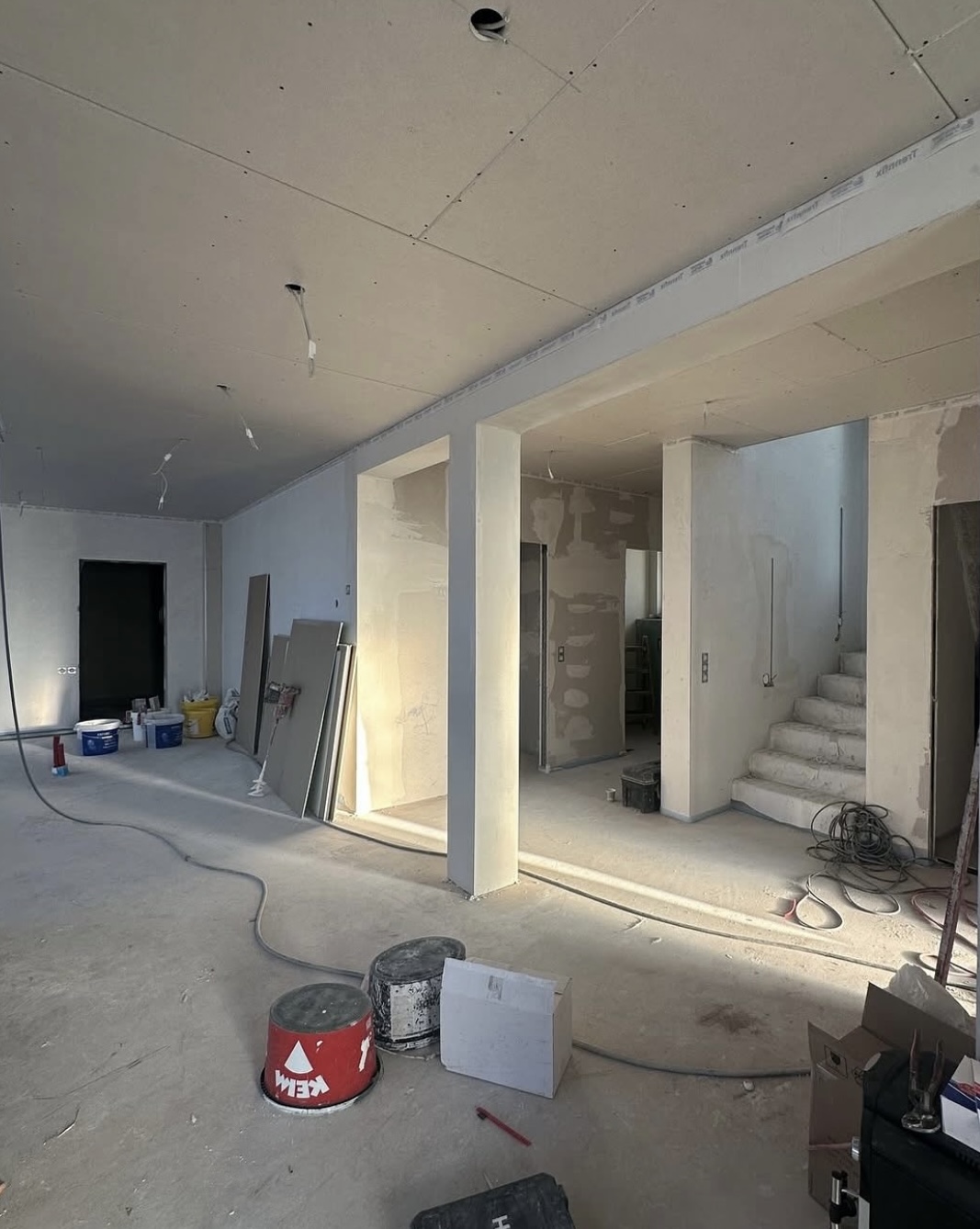 Renovatie werk in uitvoering Huys & Co