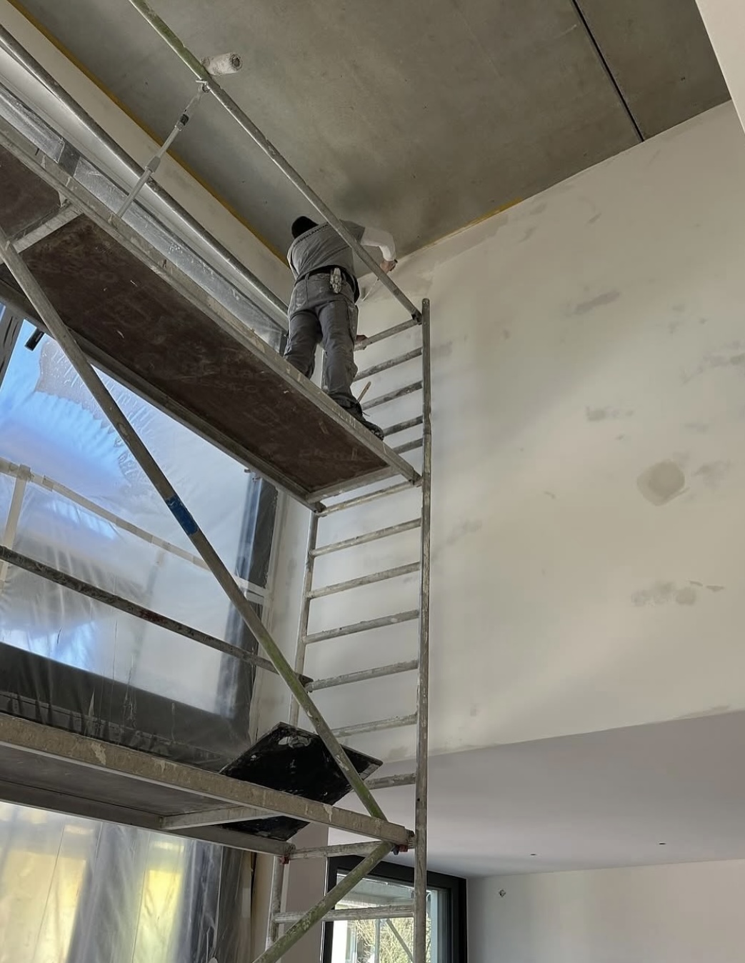 Renovatie werk in uitvoering Huys & Co